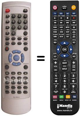 Gleichwertige Fernbedienung RL-R8H2