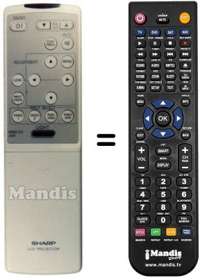 Replacement remote control RRMCG 1292 CESA