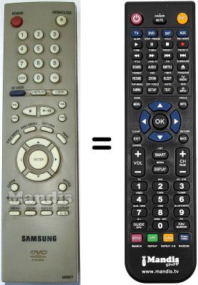 Replacement remote control 00092 T