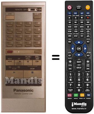 Télécommande équivalente VSQ 0419