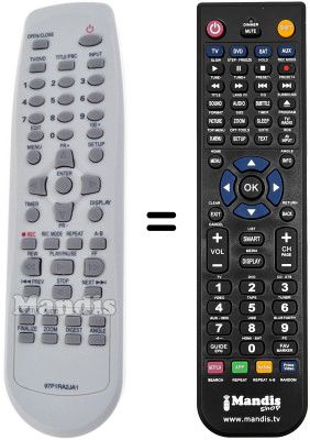 Gleichwertige Fernbedienung Daewoo DR 4705 B