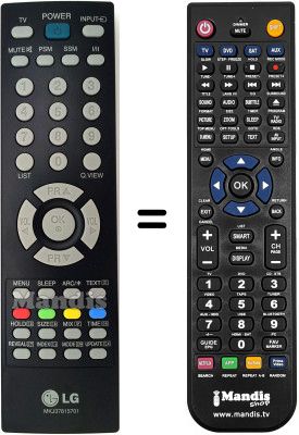Replacement remote control LG M 1921 A