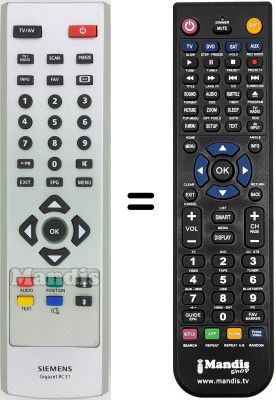 Replacement remote control Siemens GIGASET M370 SCI