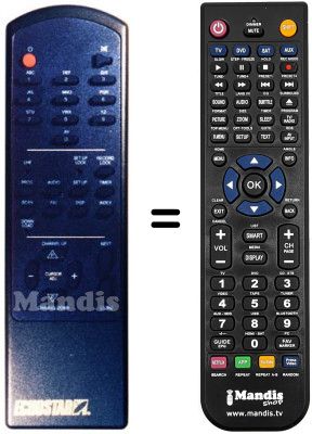 Gleichwertige Fernbedienung Legend SR 90 VC