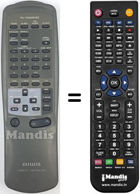 Gleichwertige Fernbedienung RC-TN 520 EXEE