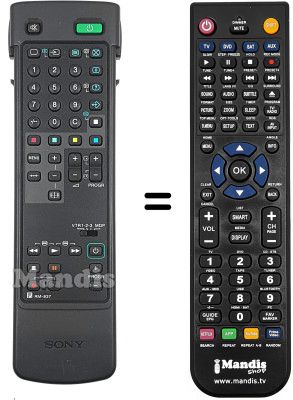Gleichwertige Fernbedienung Sony VC-2591A Gleichwertige Fernbedienung Sony VC-2591A