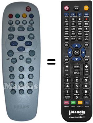 Télécommande équivalente REMCON1263 Télécommande équivalente REMCON1263