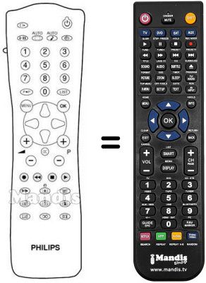 Télécommande équivalente REMCON1122 Télécommande équivalente REMCON1122