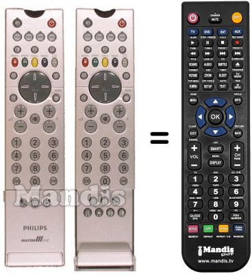 Télécommande équivalente REMCON959 Télécommande équivalente REMCON959