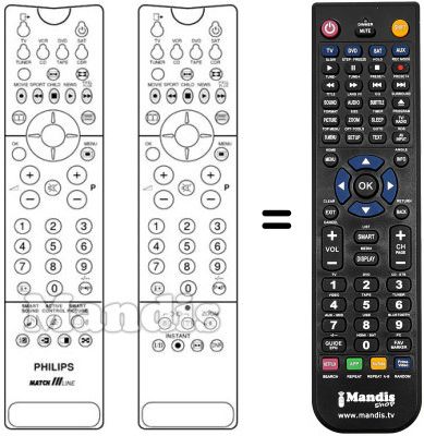 Télécommande équivalente REMCON1311 Télécommande équivalente REMCON1311