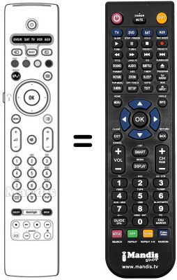 Télécommande équivalente REMCON804 Télécommande équivalente REMCON804