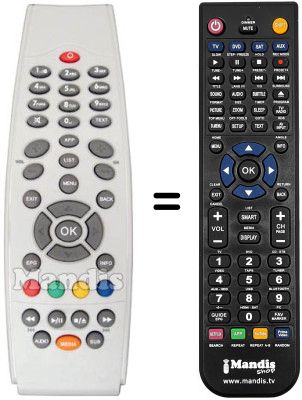 Télécommande équivalente REMCON533