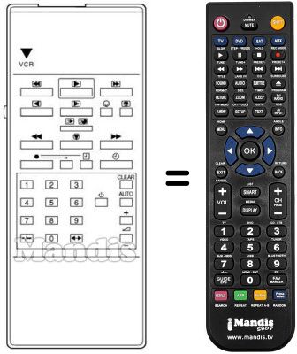 Replacement remote control Marantz MV762