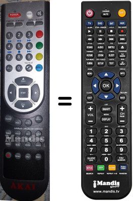 Gleichwertige Fernbedienung Akai SUP5684