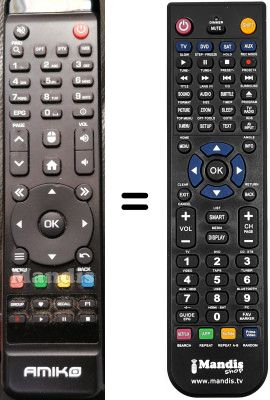 Replacement remote control AMI001