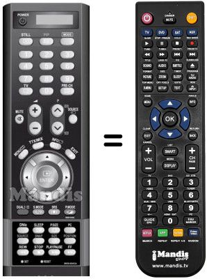 Télécommande équivalente Samsung BN59-00493A Télécommande équivalente Samsung BN59-00493A