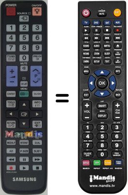 Télécommande équivalente Samsung UE40C6740SS/XZG Télécommande équivalente Samsung UE40C6740SS/XZG