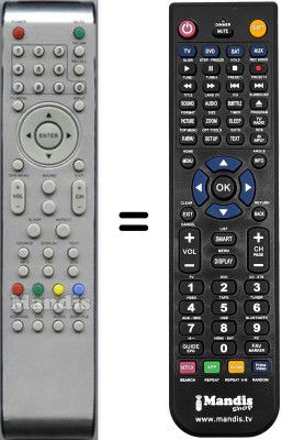 Gleichwertige Fernbedienung Belson BSV1989