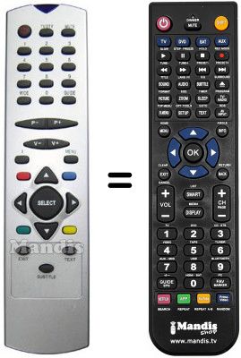 Télécommande équivalente REMCON1351