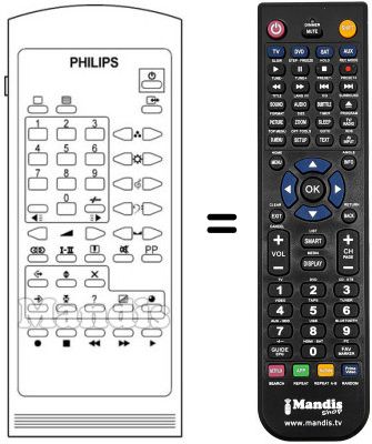 Télécommande équivalente REMCON1011 Télécommande équivalente REMCON1011