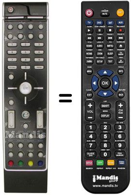 Replacement remote control Acer AT2601W