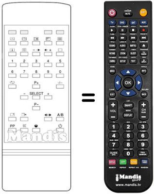 Replacement remote control REMCON492