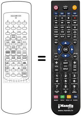 Télécommande équivalente WELTBLICH IV7663-25