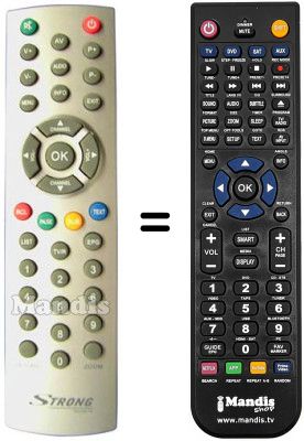 Télécommande équivalente REMCON887