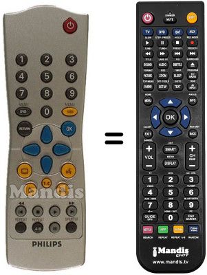 Télécommande équivalente REMCON1301 Télécommande équivalente REMCON1301
