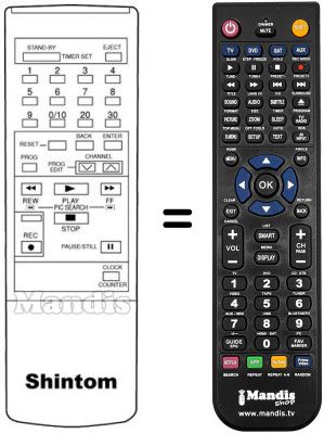 Télécommande équivalente Nesco HV70P