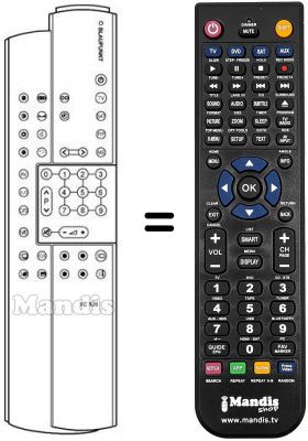 Replacement remote control REMCON112