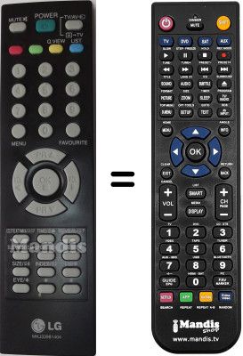 Télécommande équivalente LG MKJ33981404