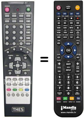 Télécommande équivalente REMCON346