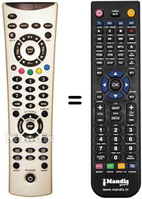 Télécommande équivalente Medion REMCON1232