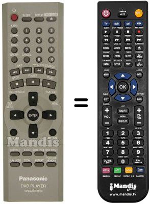 Gleichwertige Fernbedienung REMCON1325