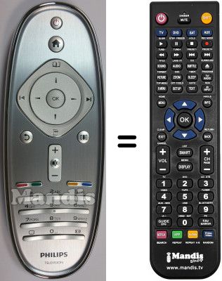 Replacement remote control Philips 46PFL8605H / 12