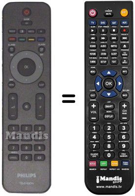 Replacement remote control Philips 242254902212