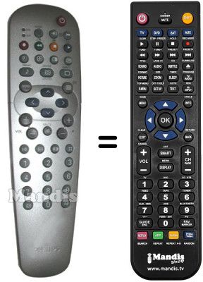 Replacement remote control RC19042011-01 Replacement remote control RC19042011-01
