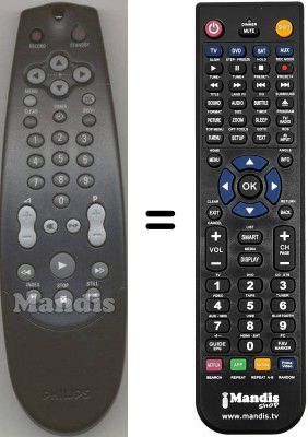 Replacement remote control Philips 482221810782