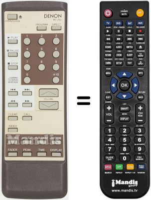 Replacement remote control RC-253