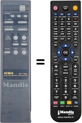 Télécommande équivalente RC-T790L