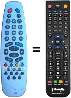 Replacement remote control RC1040