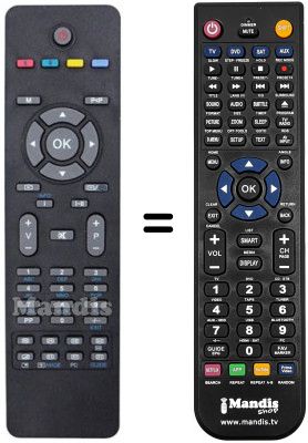 Gleichwertige Fernbedienung Belson BSV-2284 (ver. 2)