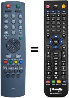 Replacement remote control RC2040