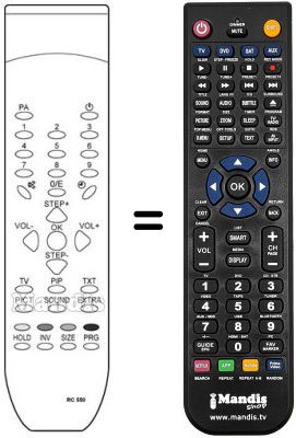 Replacement remote control REMCON215 Replacement remote control REMCON215