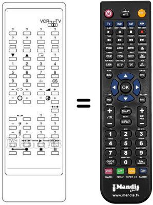 Replacement remote control RC731