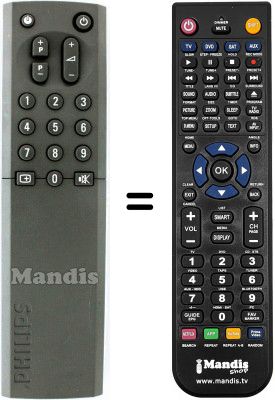 Gleichwertige Fernbedienung LG RC9076 Gleichwertige Fernbedienung LG RC9076