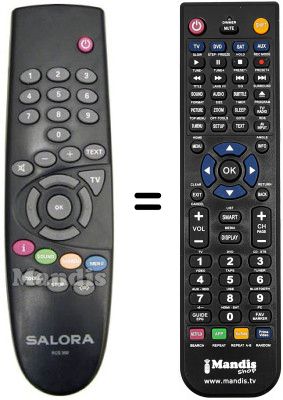 Gleichwertige Fernbedienung RCS300