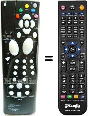 Télécommande équivalente Philips RCT4130 Télécommande équivalente Philips RCT4130