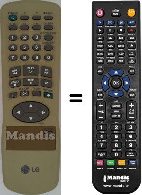 Télécommande équivalente REMCON342 Télécommande équivalente REMCON342